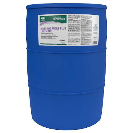 Theochem RINSE NO MORE PLUS LAVENDER - 55 GL DRUM, Floor Cleaner 100447-99990-53